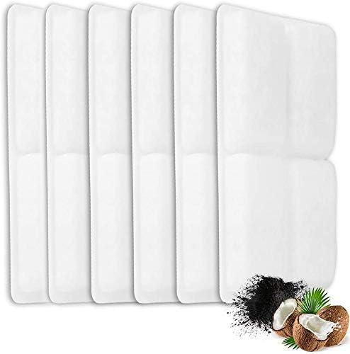 Paquete de 6 filtros de fuente de agua para gatos, filtros de repuesto para fuentes de mascotas con carbón activado de coco, adecuados para