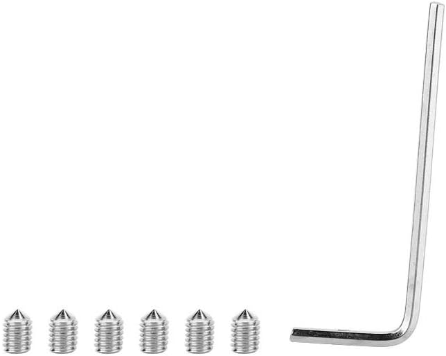 Qiilu Mango pequeño para tornillo hexagonal, 2 piezas de manivela para ventana de coche, accesorio de coche para modelos antiguos de Chevrolet