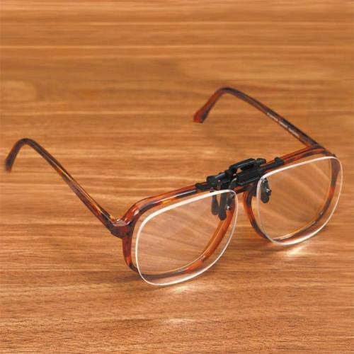 Gafas de lectura con clip y lupa abatible, lupa, lentes para lectores unisex
