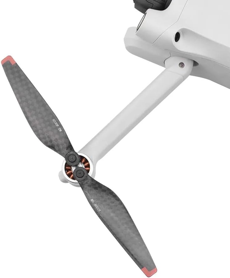 XNasu 6030 Hélice de fibra de carbono para dron, accesorios de repuesto para D-JI Mini 3 Pro Drone ventiladores de ala ligera con accesorio de