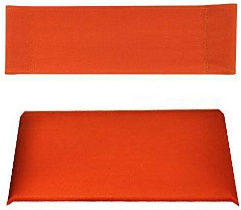 Upone Director Chair – Funda de repuesto para silla de director de 18.0in, lona de repuesto, negro, rojo, blanco, gris, azul (naranja)