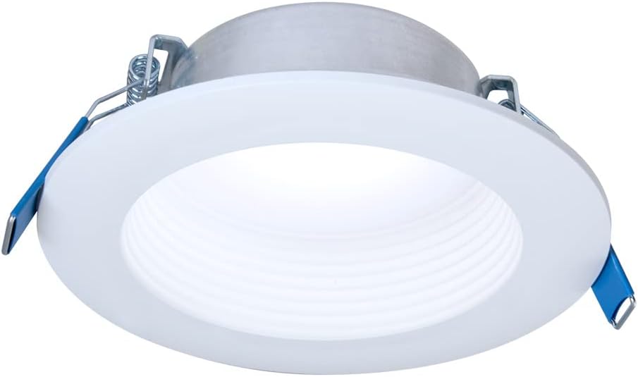 HALO LTB CCT seleccionable de 4 pulgadas (3000K-5000K) LED integrado, luz empotrable blanca, ajuste regulable