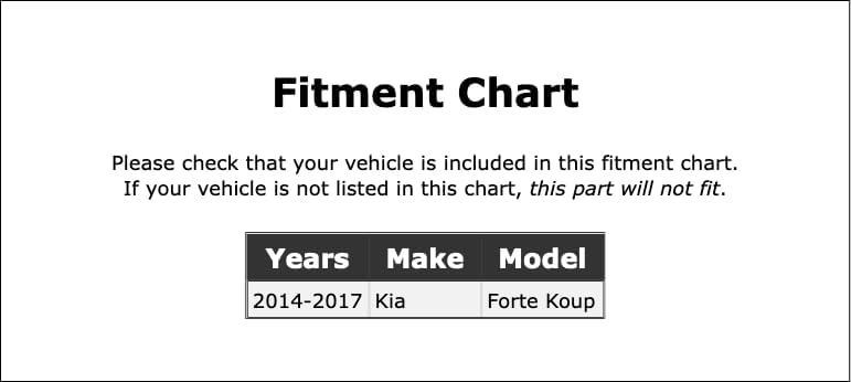 Filtro de aire de cabina compatible con Kia Forte Koup 2014 2015 2016 2017 PC-987454