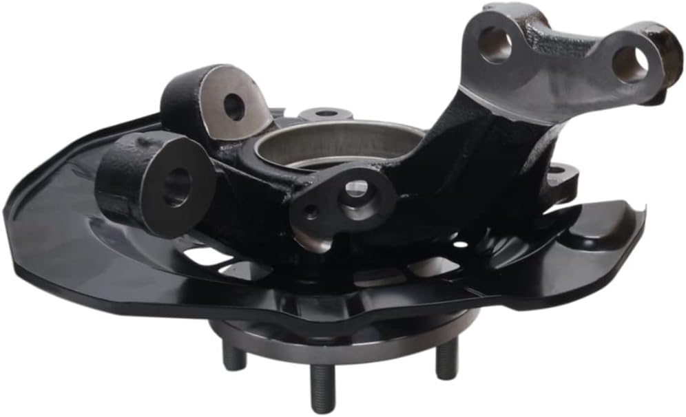 AutoShack – Conjunto de cubo de rueda y nudillo de dirección delantera, 5 lengüetas con ABS de repuesto para Toyota Camry 2.4L FWD KN100044 2007
