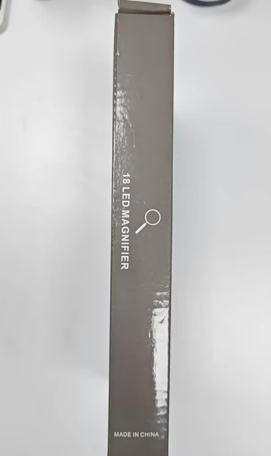 Lupa con 18 luces LED, lupa iluminada grande de mano 30X, lupa de lectura con para lectura de personas mayores, monedas, sellos, mapa, inspección,