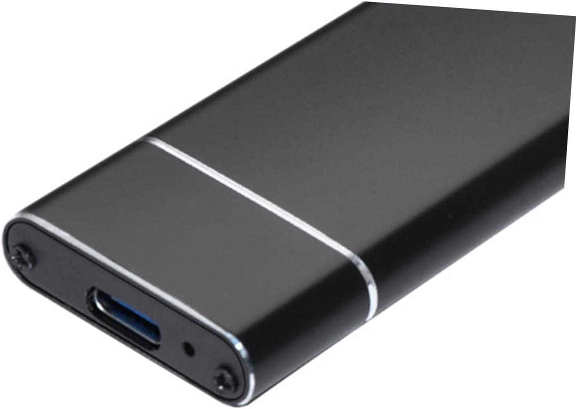 SOLUSTRE Hdd Case Hard Disk Case M.2 a Usb3.1 Tipo C Convertidor SSD Caja de disco duro Caja de disco duro Caja de disco duro Adaptador de caja de