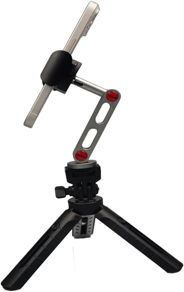 Adaptador de montaje para zapata caliente, soporte de trípode de metal para teléfono, soporte ajustable para trípode de cámara réflex digital,