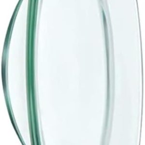 HOMSFOU Calentador de aceite de plato de aromaterapia de vidrio, bandeja para plantas, platillo de terrario, calentador de velas, plato de cera HOMSFOU Calentador de aceite de plato de aromaterapia de vidrio, bandeja para plantas, platillo de terrario, calentador de velas, plato de cera