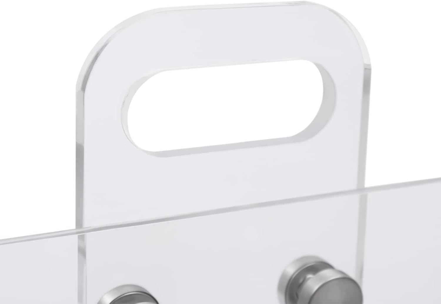 Carrito de acrílico de 3 niveles, carrito de almacenamiento multiusos, organizador de almacenamiento móvil con ruedas para baño, cocina, lavandería