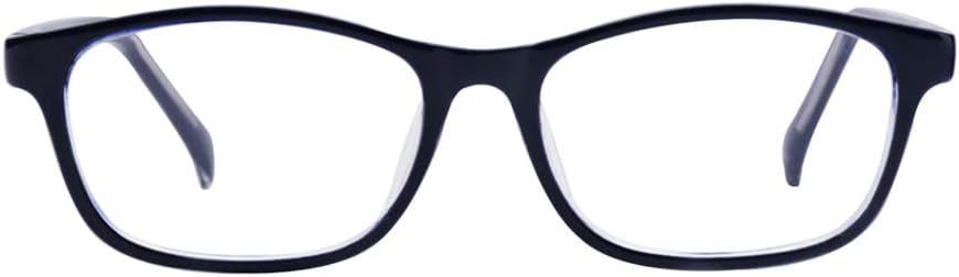 ALWAYSUV Lentes de bloqueo de luz azul para niños y adolescentes con lente transparente UV400 con corte antirreflejos, lentes de lectura para