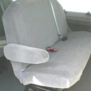 Durafit Seat Covers Resistente al agua, hecho para adaptarse – Ford E150-E550 2009-2018 Van Middle asiento de banco de 3 pasajeros con reposabrazos Durafit Seat Covers Resistente al agua, hecho para adaptarse – Ford E150-E550 2009-2018 Van Middle asiento de banco de 3 pasajeros con reposabrazos