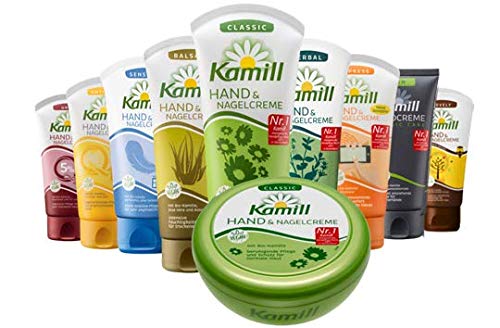 Kamill 3×100 ml Crema de Manos y Uñas CLASSIC con BIO Manzanilla y Bisabolol  Alemania