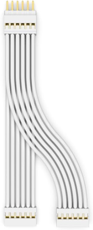 Litcessory Divisor compatible con tiras de luz Nanoleaf Essentials (paquete de 2, blanco)