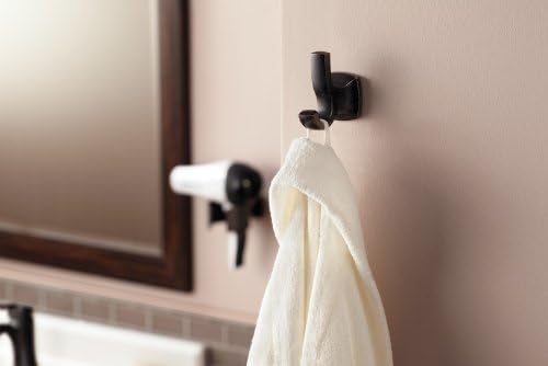 Moen YB5103CH Voss – Gancho doble para bata, cromado, 2 unidades