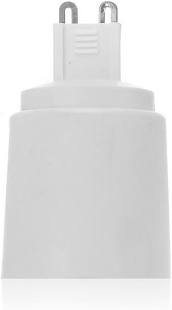 WEISIDA Adaptador G9 a E27 G9 a E26, convertidor de soporte de lámpara, adaptador de corriente, base de enchufe de luz LED, base de lámpara de