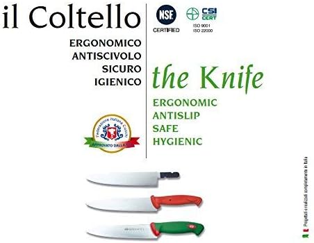 Sanelli Premana – Cuchillo profesional para tallar, 8.7 pulgadas, plataverde