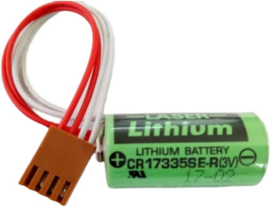 MEELER CR17335SE-R 3V 1700mAh PLC Batería de litio CNC con enchufe no recargable para Fanuc A98L-0031-0006 A02B-0177-K106 Batería