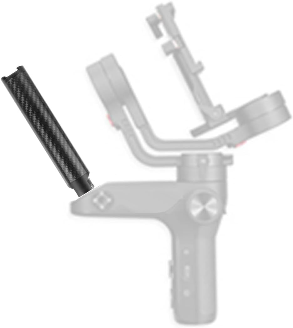 BGNing Barra de extensión de mango de fibra de carbono compatible con Weebill S Estabilizador de mano Soporte de monitor para cardán Weebill Lab