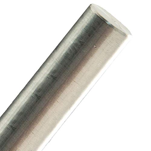 Barra de soporte de aluminio para marco de laboratorio, 34″ (19,05 mm) de diámetro x 24″ de largo