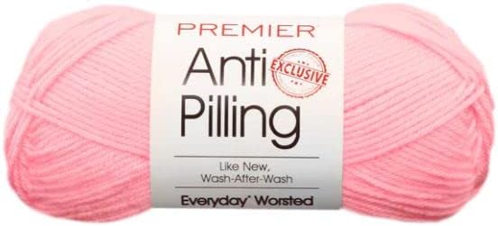 Premier Yarns Everyday – Ovillo de lana suave que no forma bolitas, 3.5 onzas, peso medio #4, paquete de 3 unidades con marcadores de puntada
