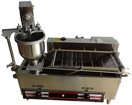 Máquina automática de fabricación de donas de calefacción eléctrica y de gas, máquina comercial para hacer donas automática, máquina automática para