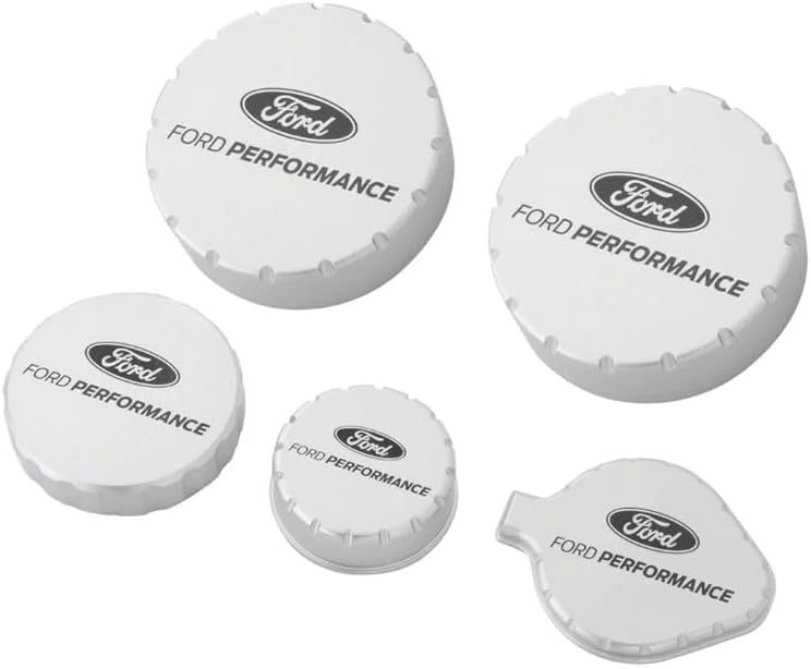 OEM Performance M-6766-M50B Billet Engine Cap Set hecho para Shelby GT500 2010-2014