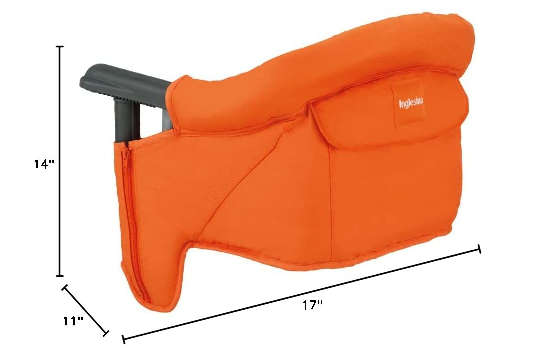 Inglesina – Fast Table Chair con bandeja Fast Tray silla alta portátil con gancho para bebés y niños pequeños, asiento elevador de viaje que no