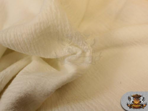 Tela de gasa beige sólido, 52 pulgadas de ancho, vendido por The Yard