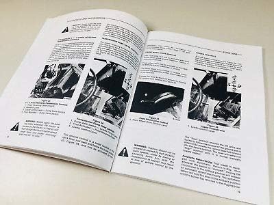 Manual Set para Ford 555B Tractor Cargador Retroexcavadora Propietarios Operadores Servicio Taller de Reparación