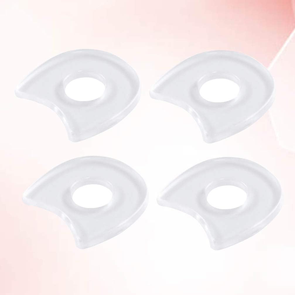 4 hojas de almohadillas de gel en forma de U para callos cojines de callos para dedos y pies, almohadillas adhesivas para callos de maíz y dolores