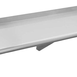 Estantería de acero inoxidable, montaje en pared NSF comercial para restaurante, cocina, hogar y hotel Estantería de acero inoxidable, montaje en pared NSF comercial para restaurante, cocina, hogar y hotel