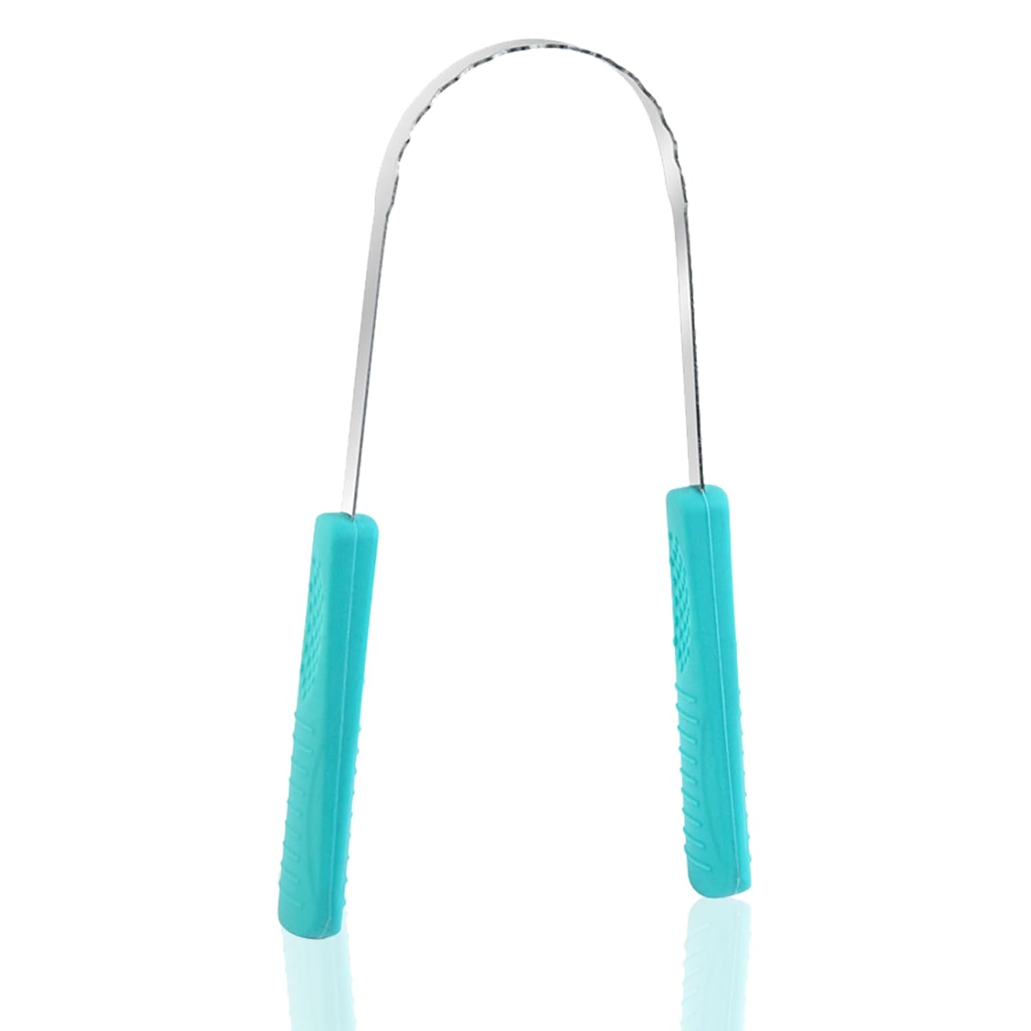 FYY Raspador de lengua para adultos y niños, limpiadores de lengua de acero inoxidable con mango de agarre cómodo, raspador de lengua de metal con