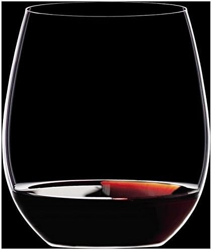 Riedel O Stemless – Copas de vino sin cristal, color cabernetmerlot (6 unidades)