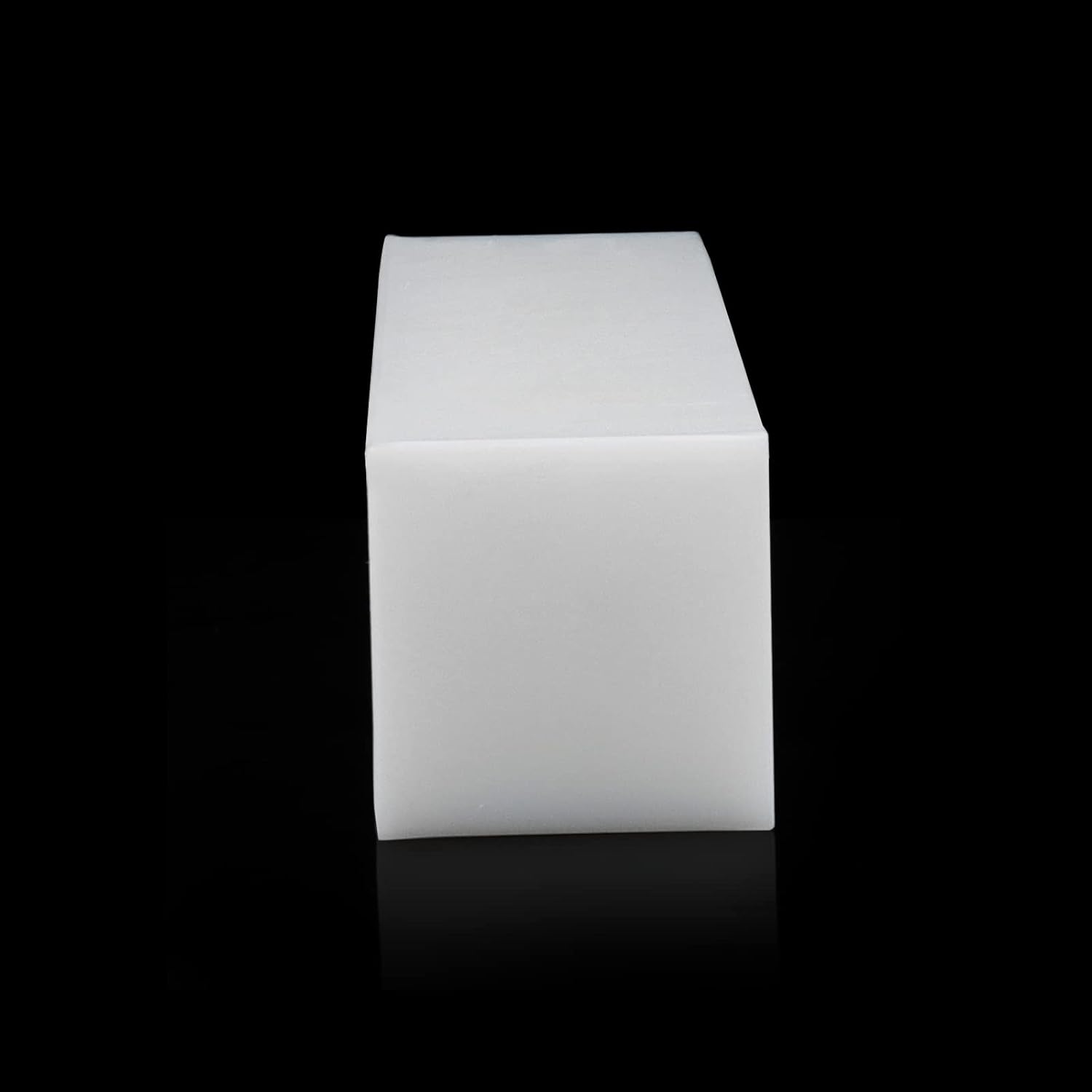 LEXININ Bloque roscado de nailon grande de 11.8 x 2.4 pulgadas, bloque roscado de plástico UHMW, bloque de roscado rectangular de nailon sólido para