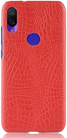 JDDRUS Funda para teléfono celular, diseño clásico de piel de cocodrilo ultra delgada Funda protectora de policarbonato antiarañazos de piel