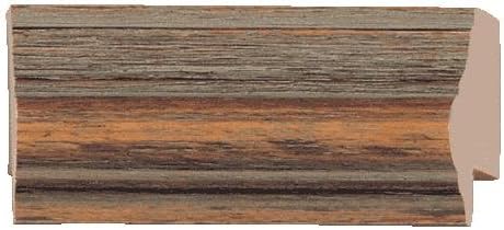 Marco de fotos de madera maciza marrón de 44 x 16 pulgadas de ancho de 1 pulgada  Profundidad del marco interior de 0.5625 pulgadas  Marco de fotos