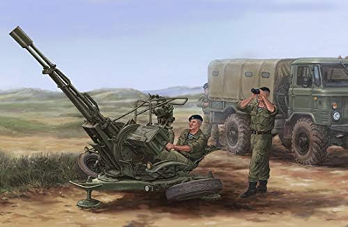 Trumpeter Cañón antiaéreo ruso ZU23-2 (escala 135)