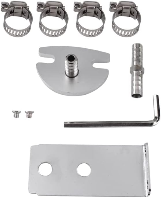 Kit universal de regulador de presión de combustible ajustable, regulador de combustible de aluminio, regulador de presión de inyección de aceite de