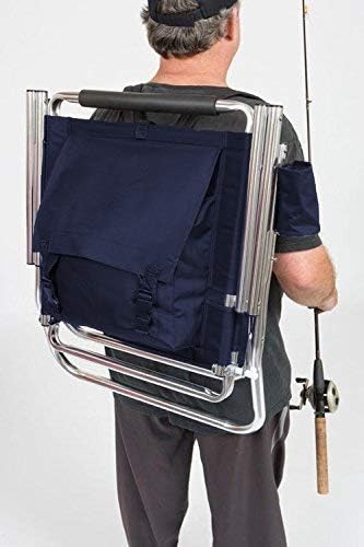 Oasis – Silla de pesca tipo mochila, paquete de 2 sillas ultraligeras plegables portátiles con correas de transporte acolchadas y barra de soporte