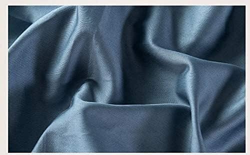 Soft 4-Piece Bed Sheet Set Duvet Cover Set Super King Size Set 4-Piece 80 Double Cotton Silky Embroidery Craftskin Skin-Friendly Breathable Metal