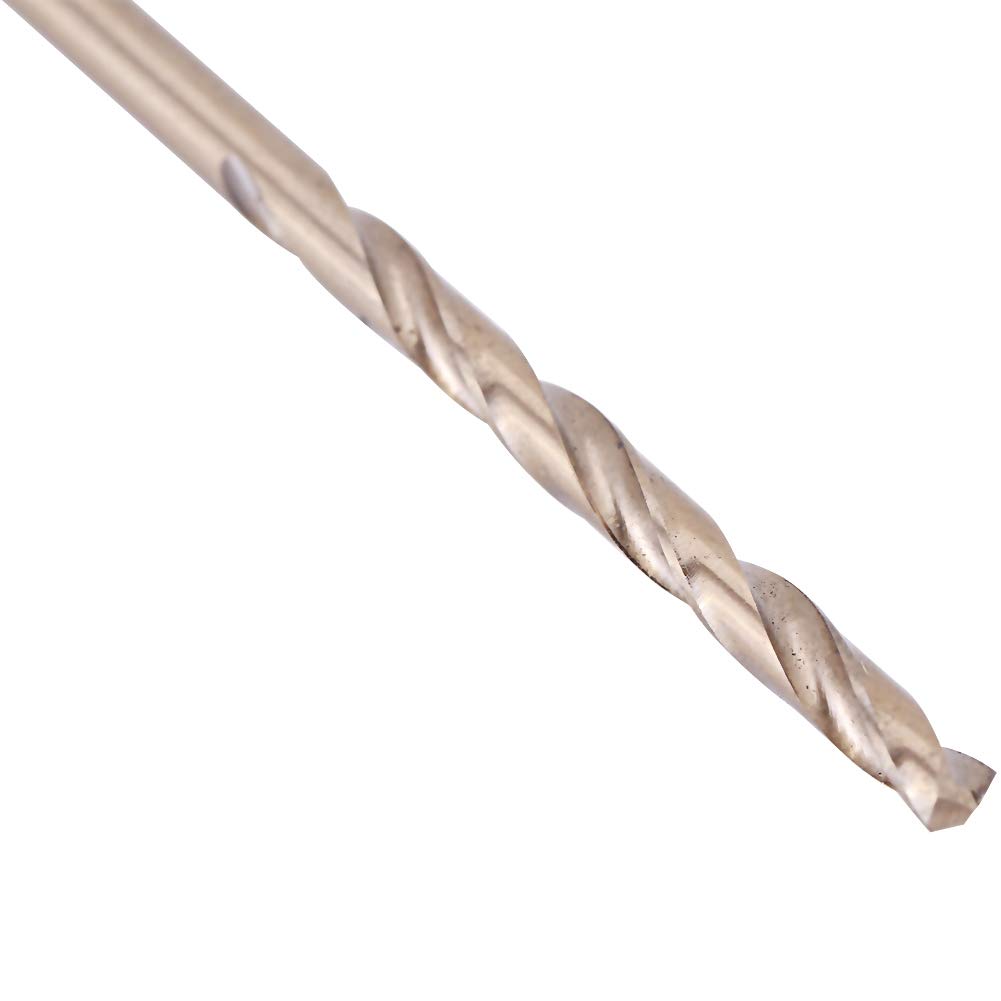 Juego de brocas de cobalto 5M M35, juego de brocas de cobalto HssCo para taladrar en acero inoxidable, 0.197in (0.079in)