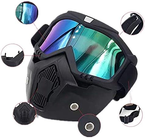 Gafas de motocicleta, máscara de motocross, máscara de motocross, gafas militares tácticas de combate, gafas de paintball CS