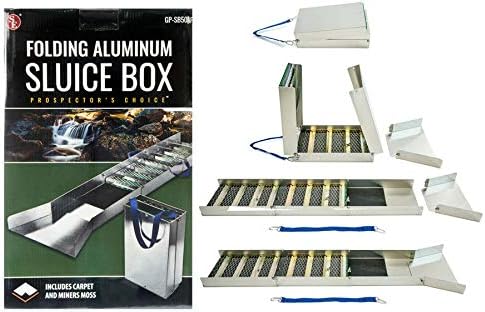 G14 – Caja plegable de aluminio para esclusas (50.0in) y bandeja dorada, con escala de bolsillo Digiweigh gratis, 35.27oz x 0.00oz