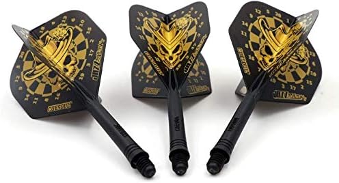 CUESOUL Jazz – Juego de dardos de punta suave de 0.67 oz con 6 vuelos integrados de plástico AK5 y 36 puntas de plástico para tablero de dardos