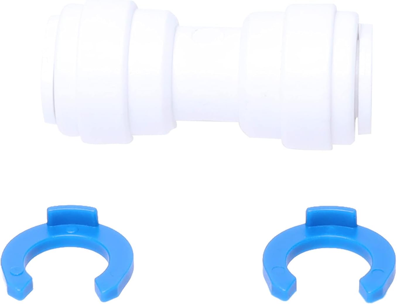 WR02X11330 Unidad de conector compatible con refrigerador GE, 516′ x 516′ pieza de repuesto para conector de tubo de línea de agua, paquete de 2