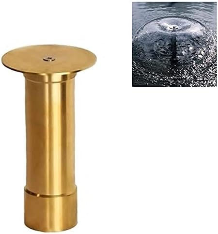 Boquilla de fuente de hongos, cabezal de boquilla de rociador de agua de latón de 1 pulgada DN25 interior de 15 pulgadas DN20 Cabezal de fuente de