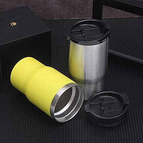Gteller Aislador de latas de 14 onzas, tapas bidireccionales, enfriador de latas aislado de acero inoxidable de doble pared, soporte para botellas
