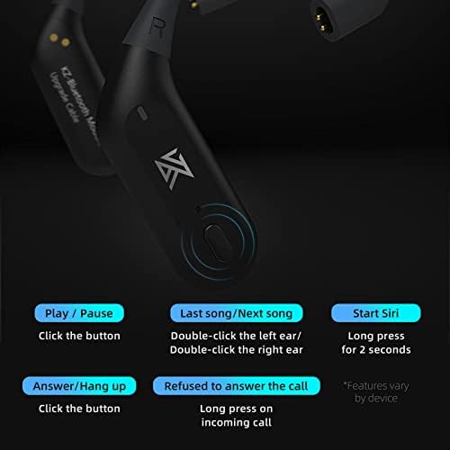 KZ AZ09 Pro IEM – Adaptador Bluetooth para auriculares, módulo Bluetooth actualizado, cable de repuesto para ZS10Pro ZSNPro ZAS Zax, conector de 2