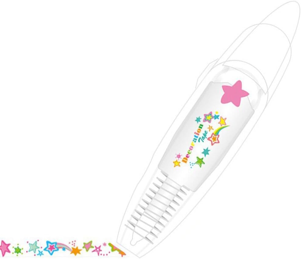Ally-Pocket – Bolígrafo de cinta decorativa tipo prensa de animales lindos para bricolaje, cinta Washi de corrección para álbumes de recortes,