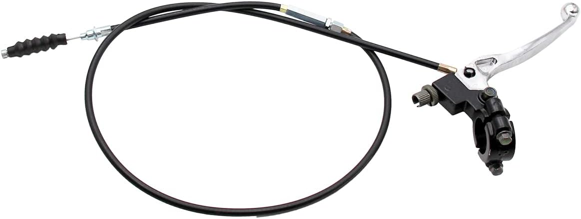 PRO BAT Manillar de 78 pulgadas (0.866 in) palanca de embrague izquierda y cable de embrague con ajustador para 50cc 70cc 90cc 110 cc 125cc SSR